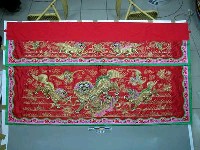 藏品(雙獅桌帷)的圖片